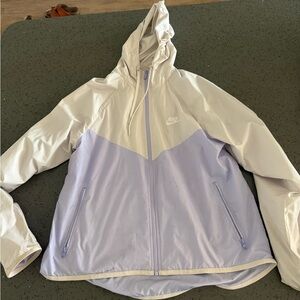 Nike Women's Light Purple and Cream Jacket